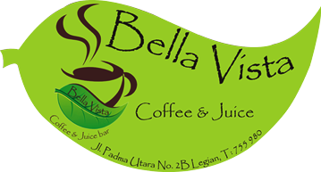 logo bella vista legian coffe shop & juice bar
